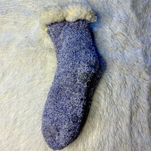 Light Blue Fuzzy Socks